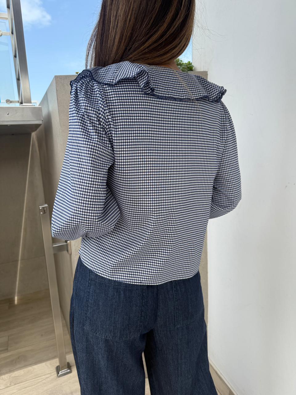 Blusa Cuadros Viviana