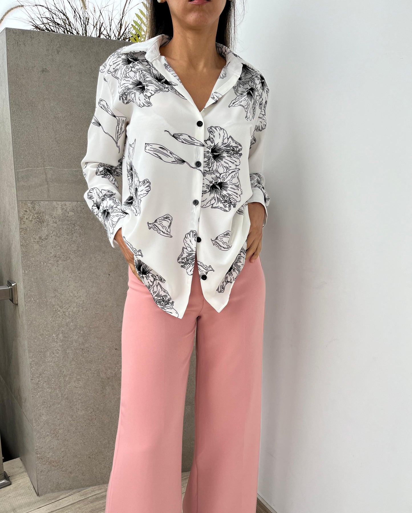 Blusa Flor Canela