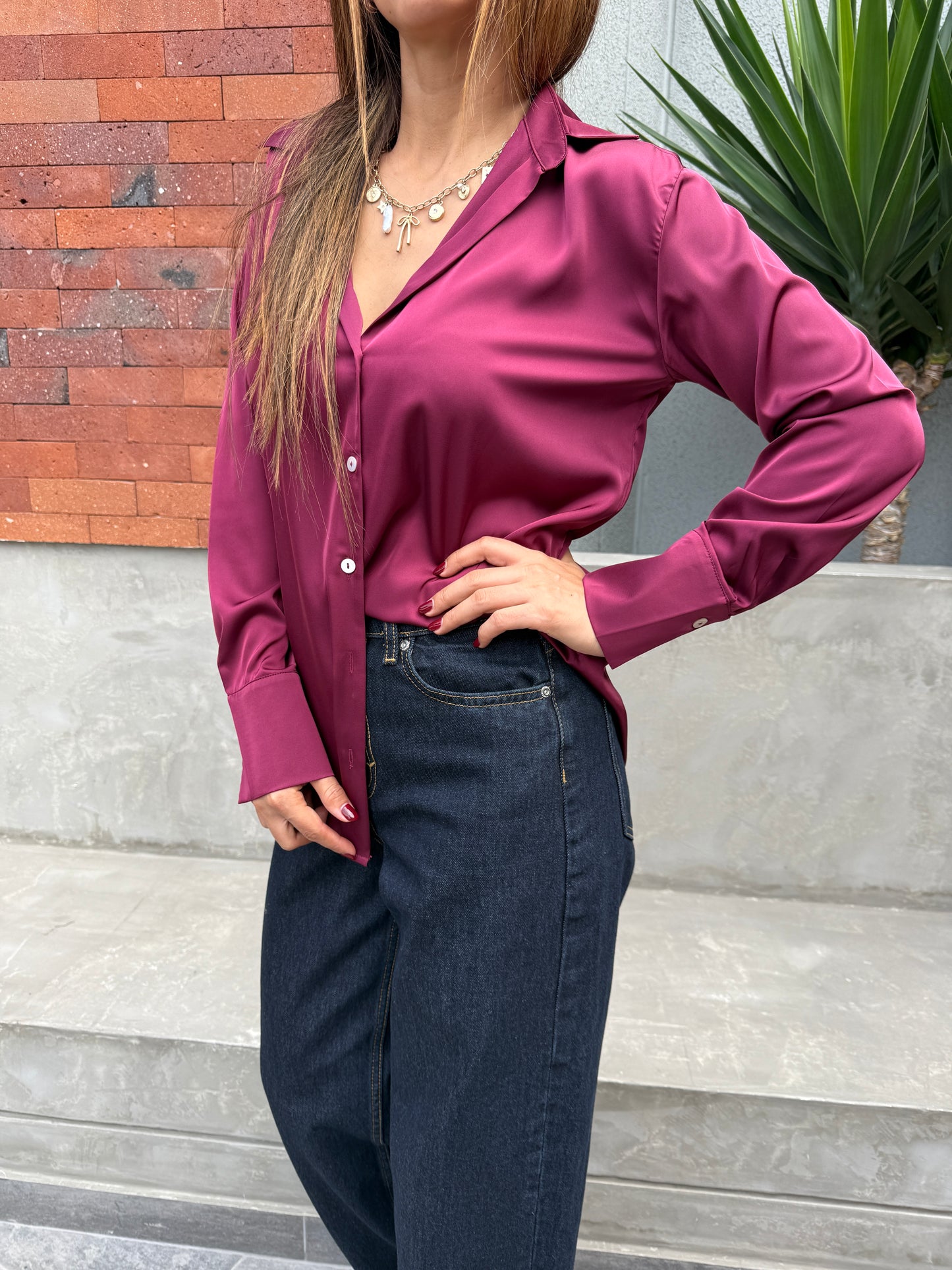 Blusa Georgina Satin