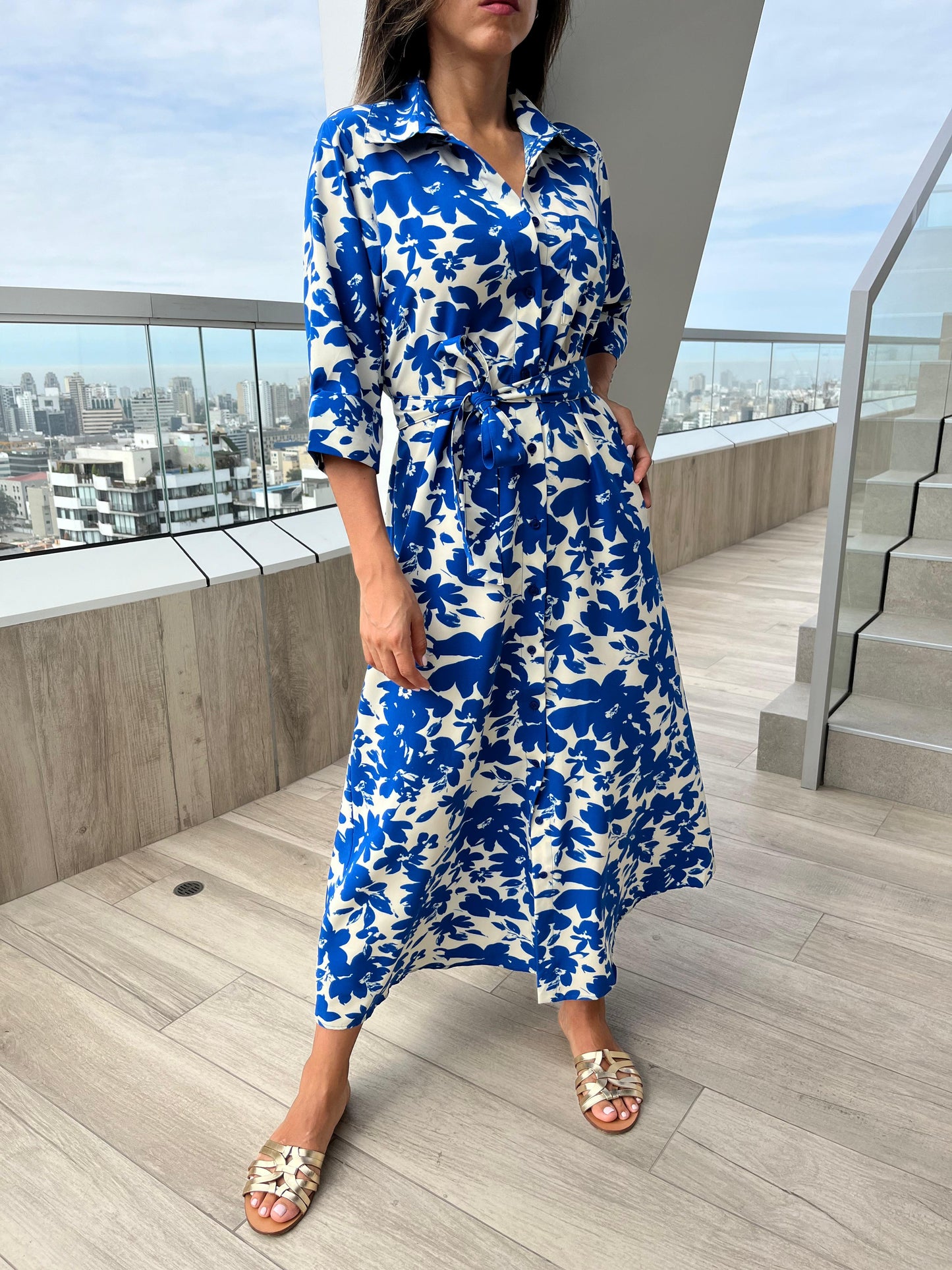 Vestido Letizia Lino