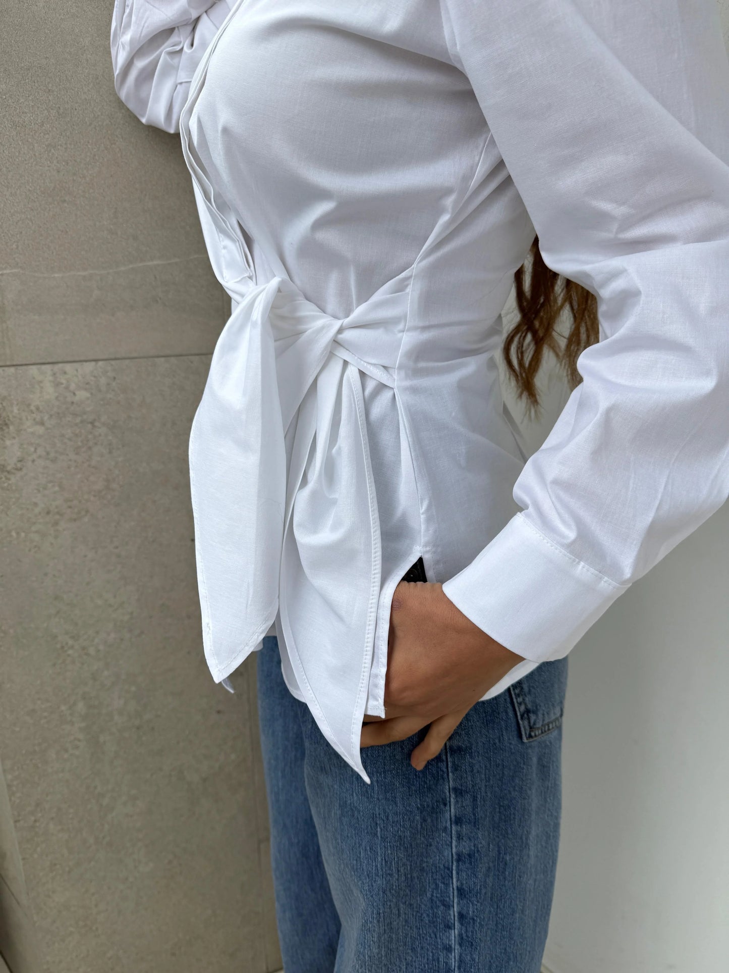 Blusa Popelin Nudo