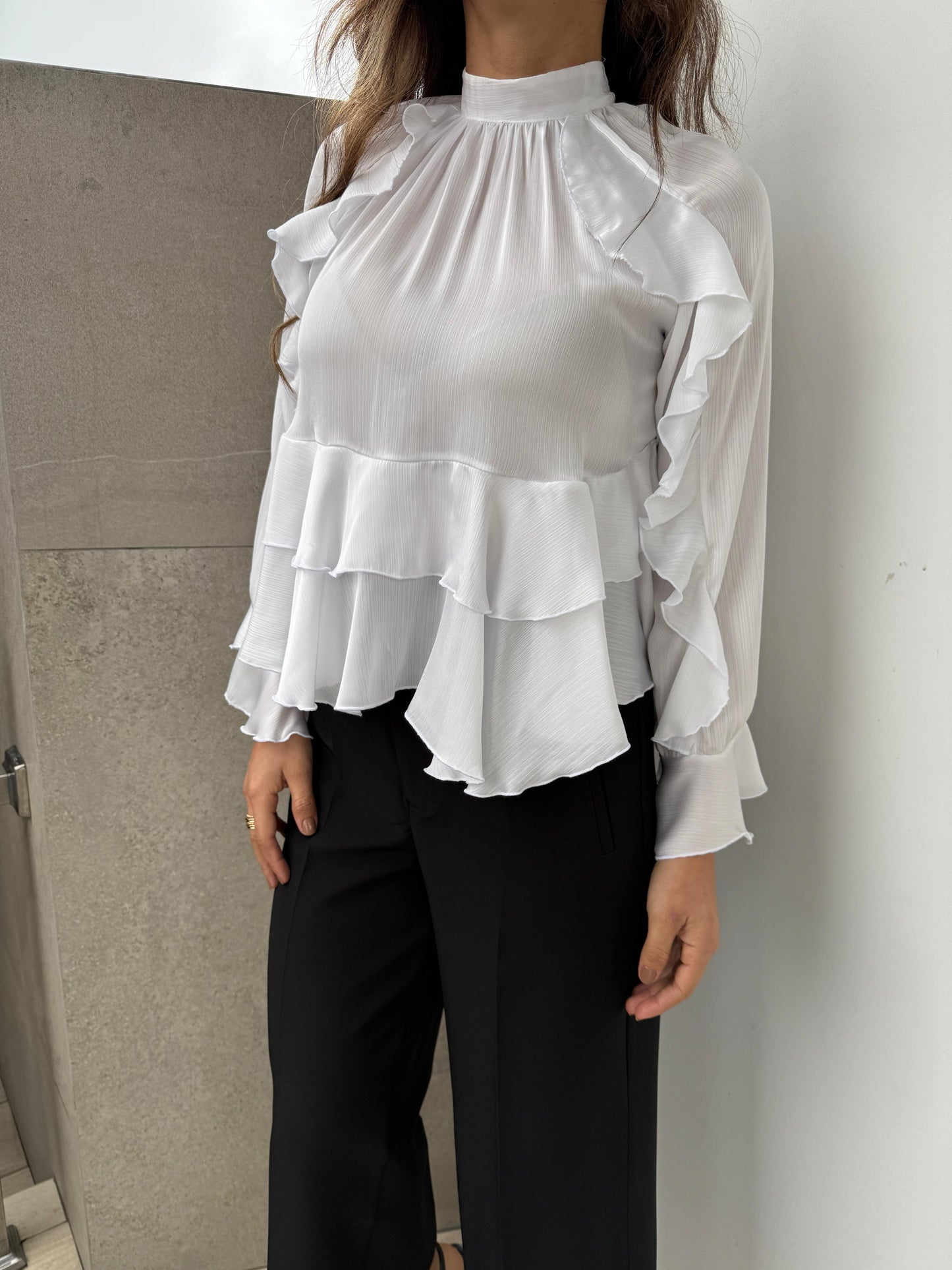 Blusa Volantes
