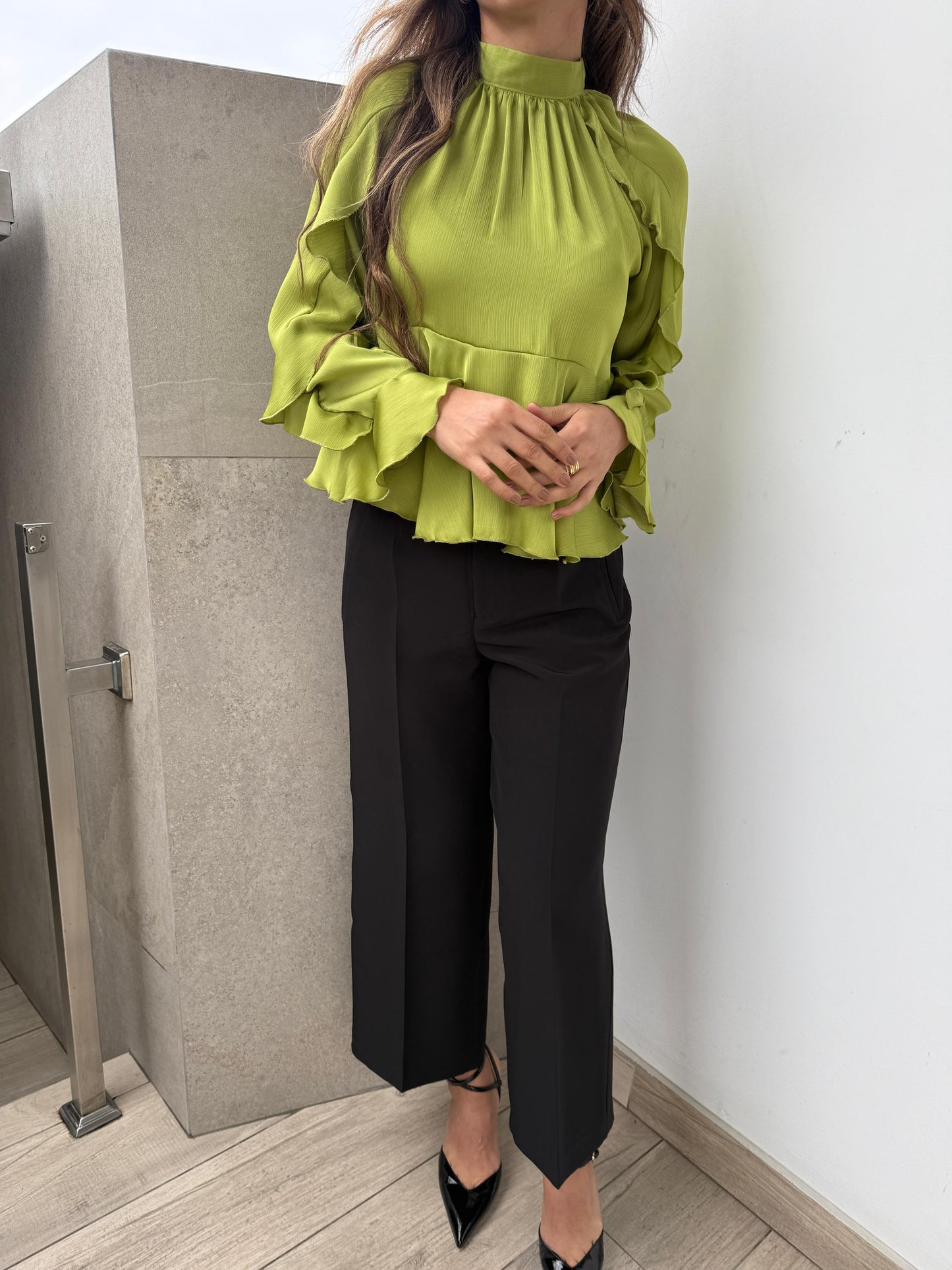 Blusa Volantes