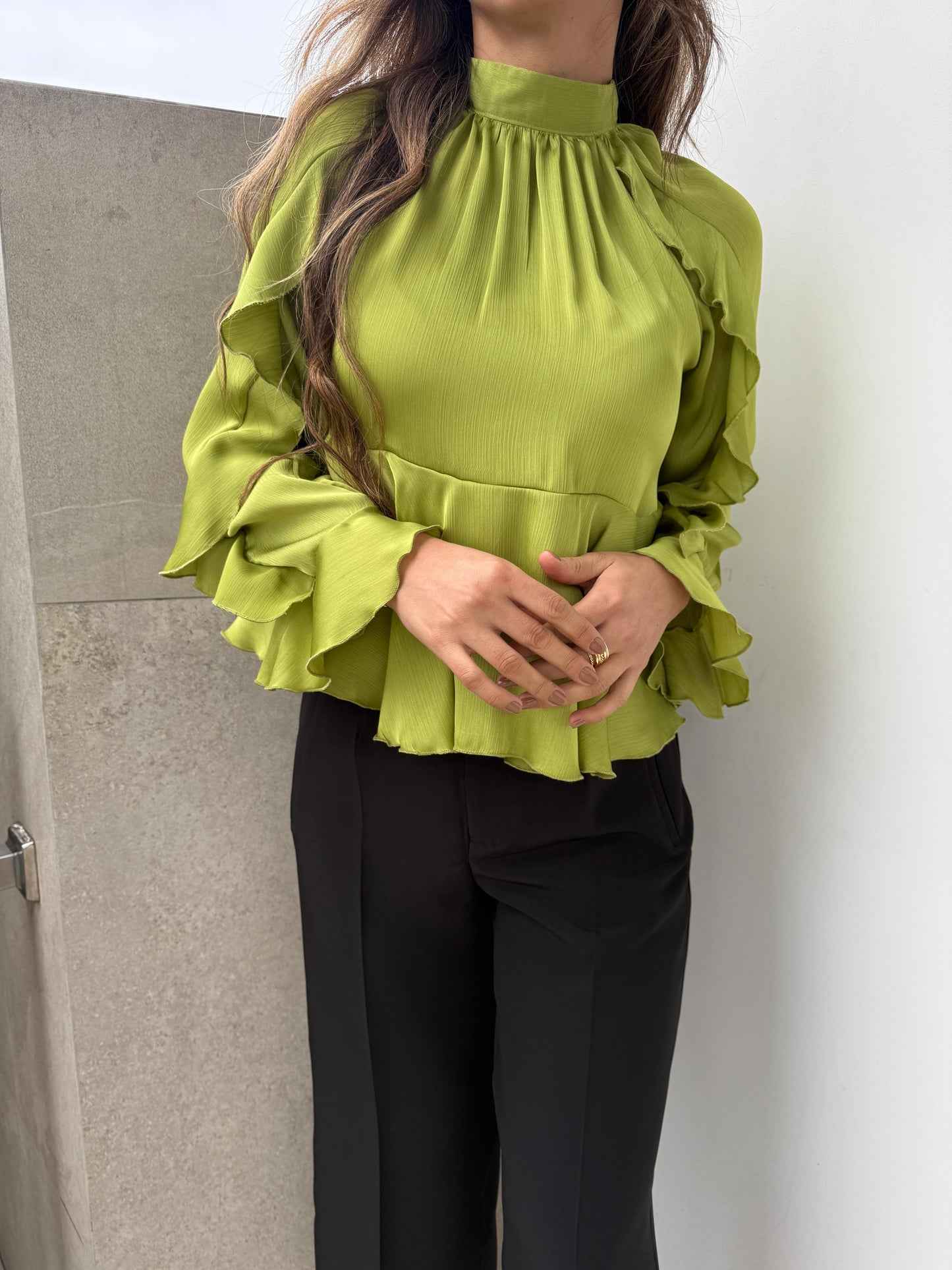 Blusa Volantes