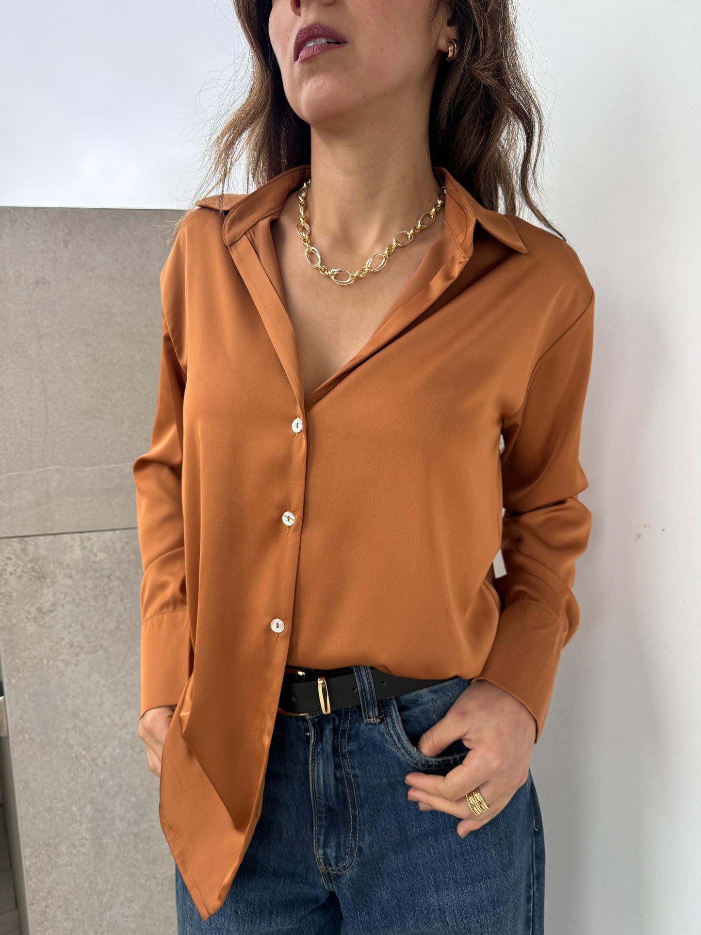 Blusa Georgina Satin