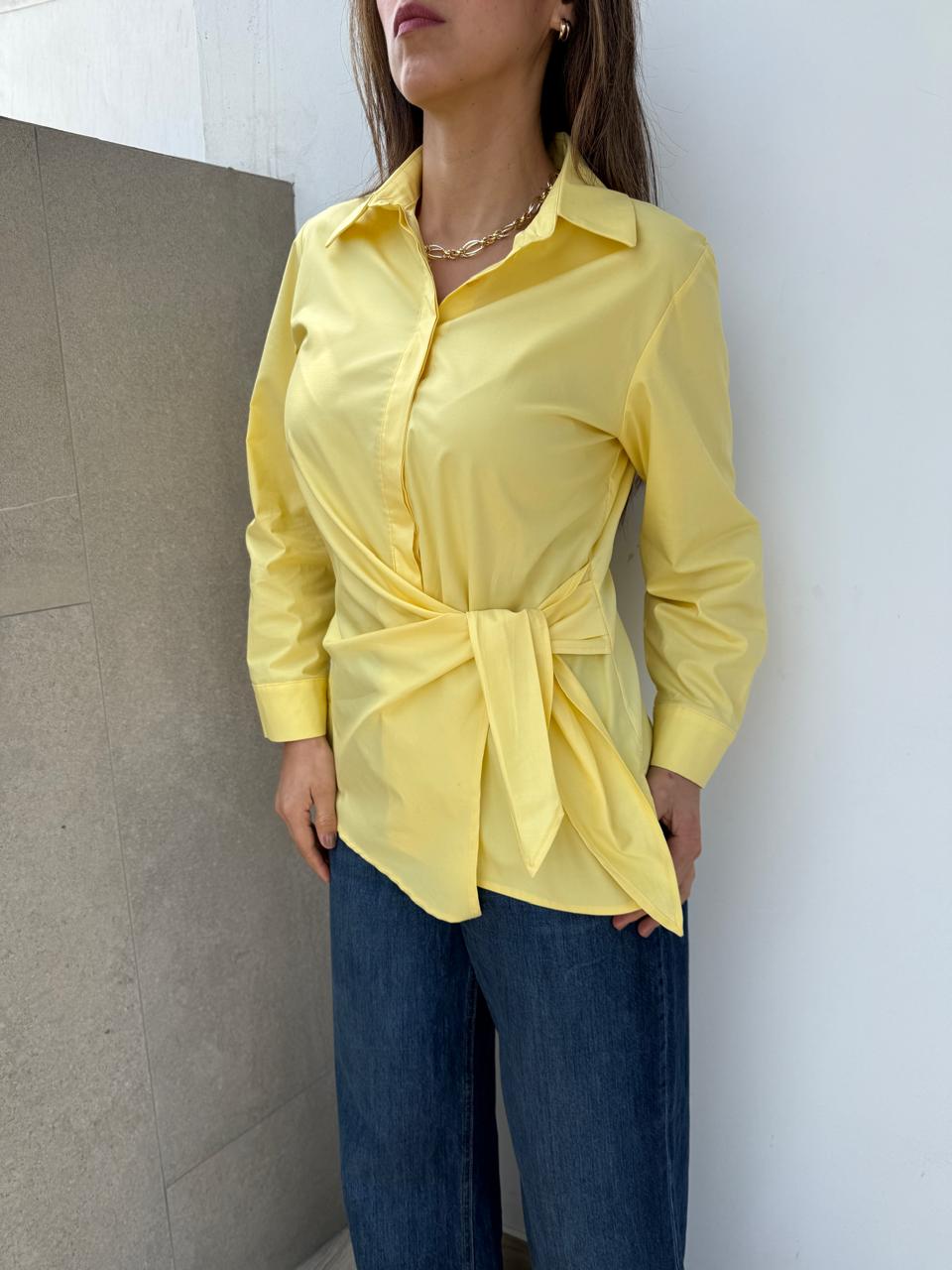 Blusa Popelin Nudo