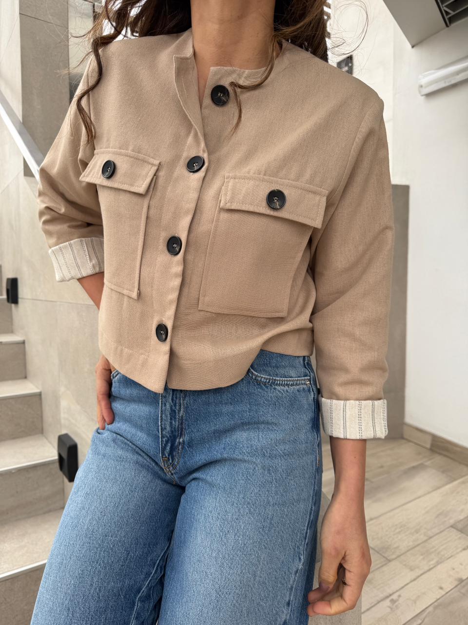 Chaqueta Corta Lino Líbano