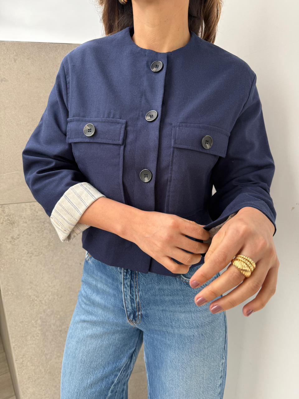Chaqueta Corta Lino Líbano