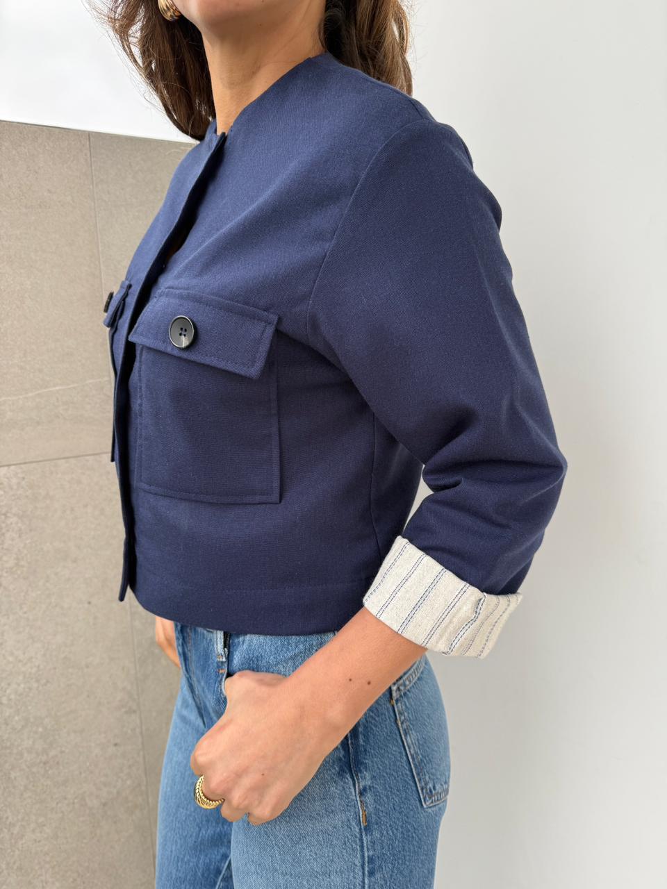 Chaqueta Corta Lino Líbano