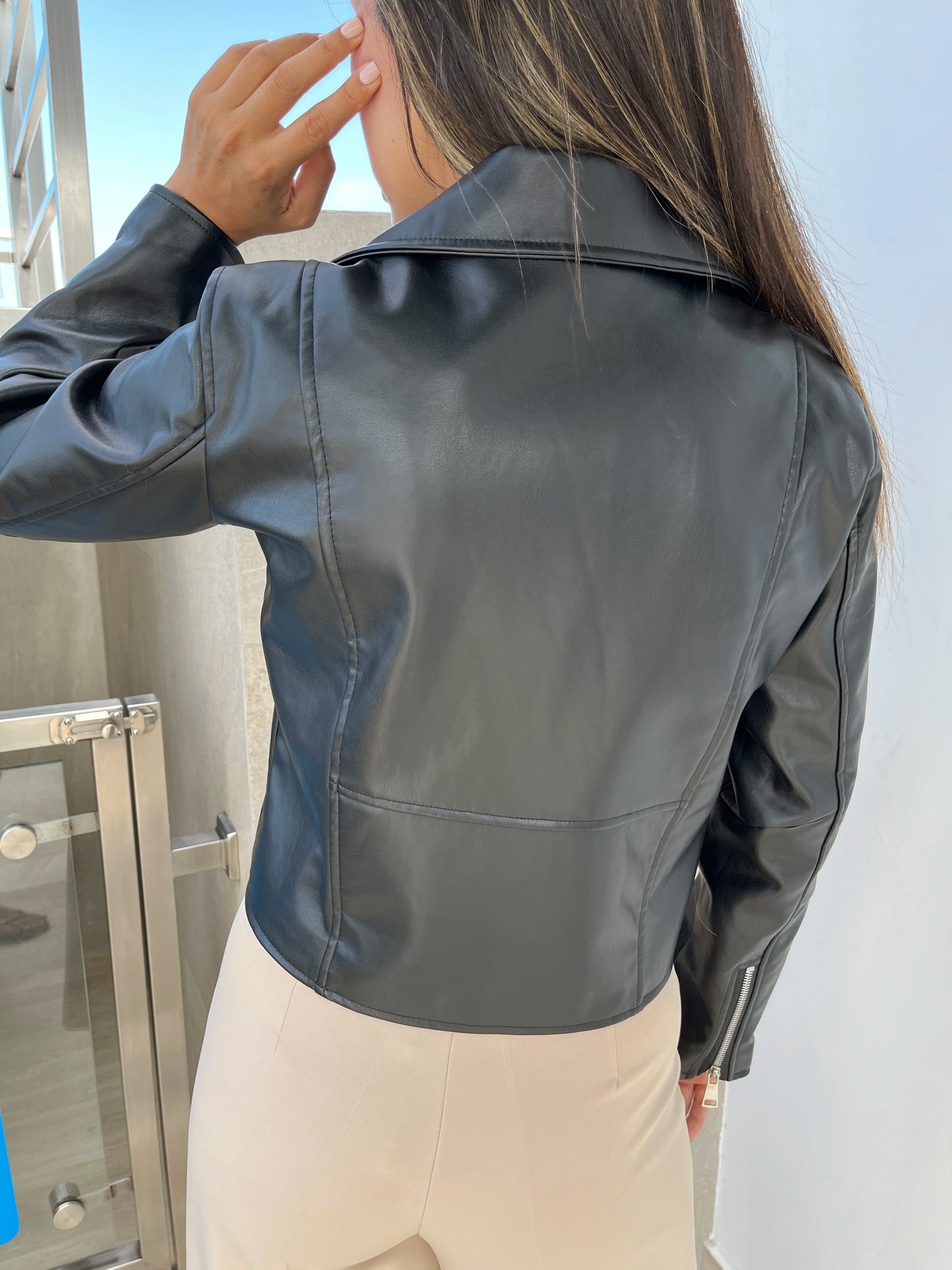 Chaqueta Polipiel Queen