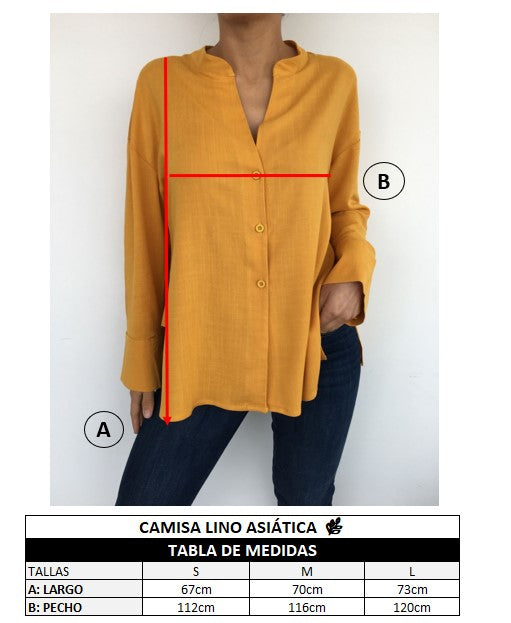 Blusa Asiatica