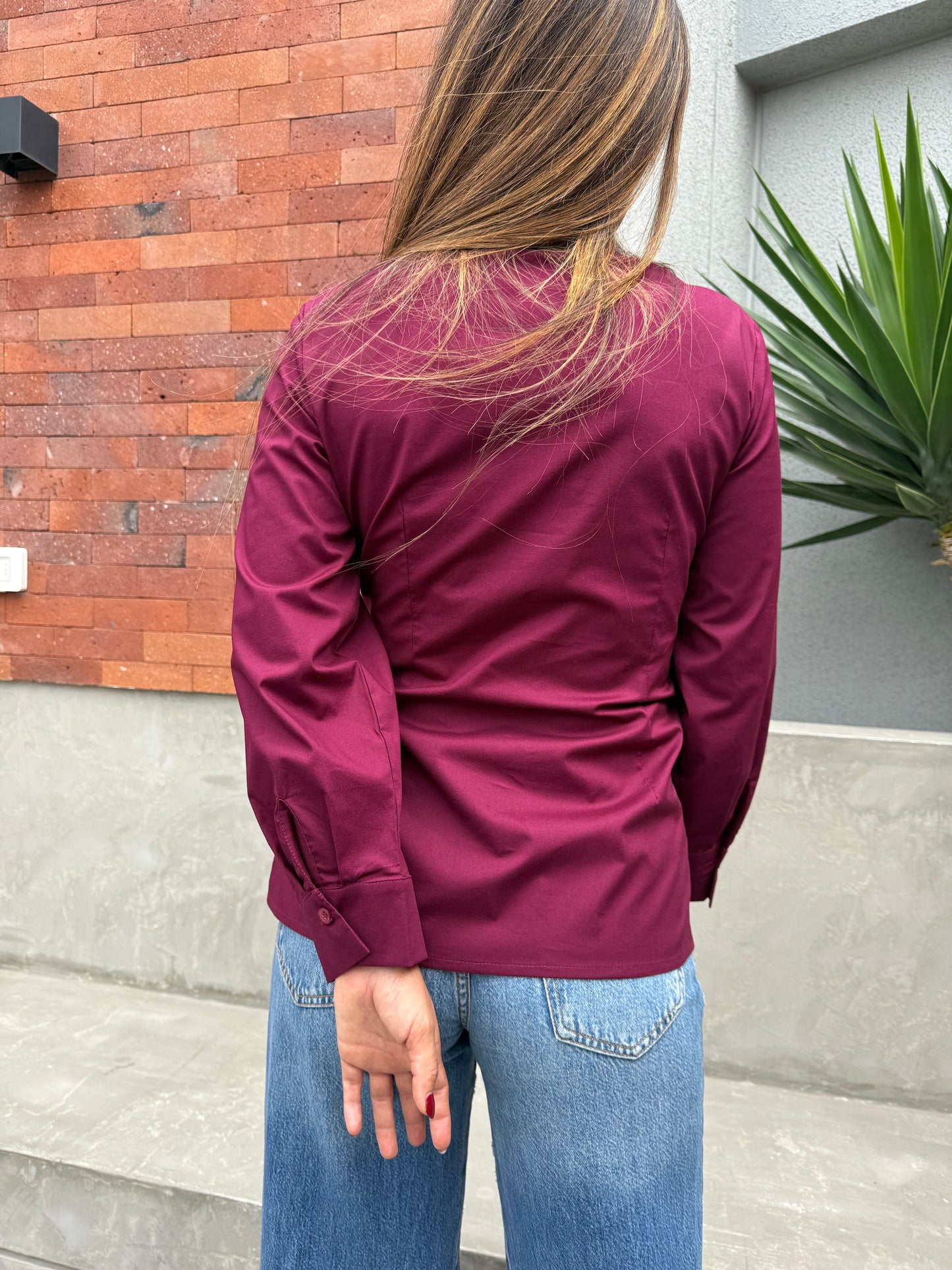 Camisa Popelin Nudo