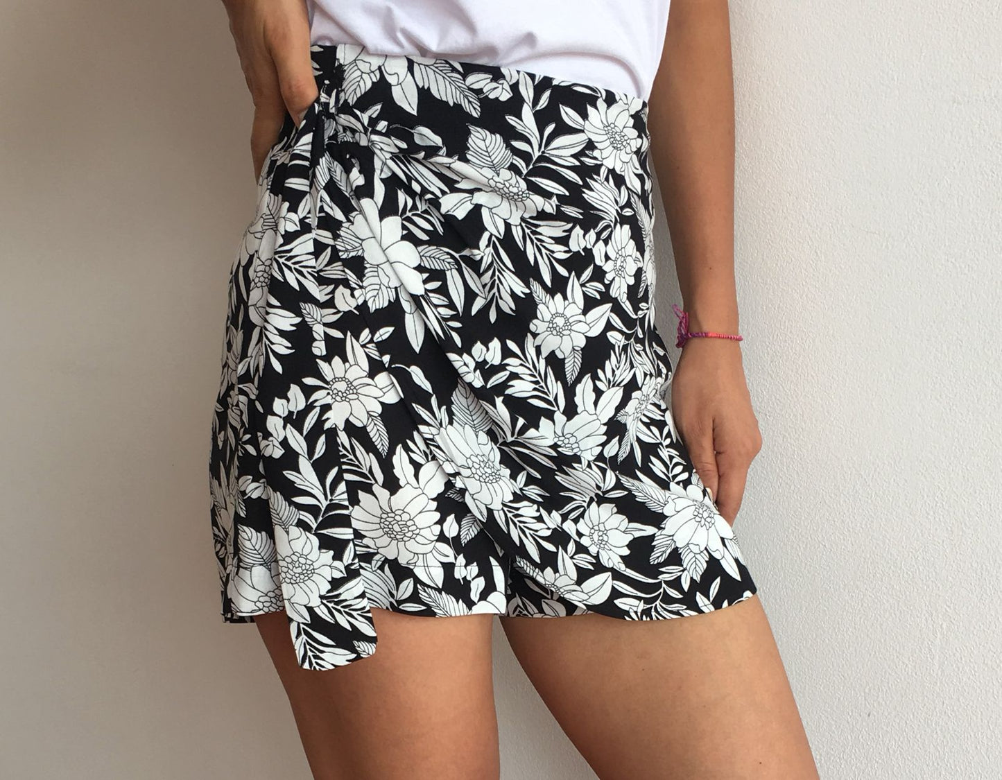 Falda Short Estampada