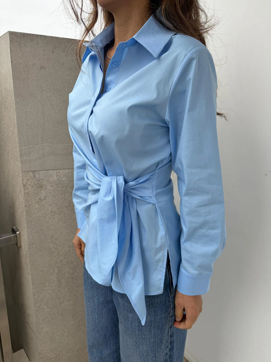 Blusa Popelin Nudo