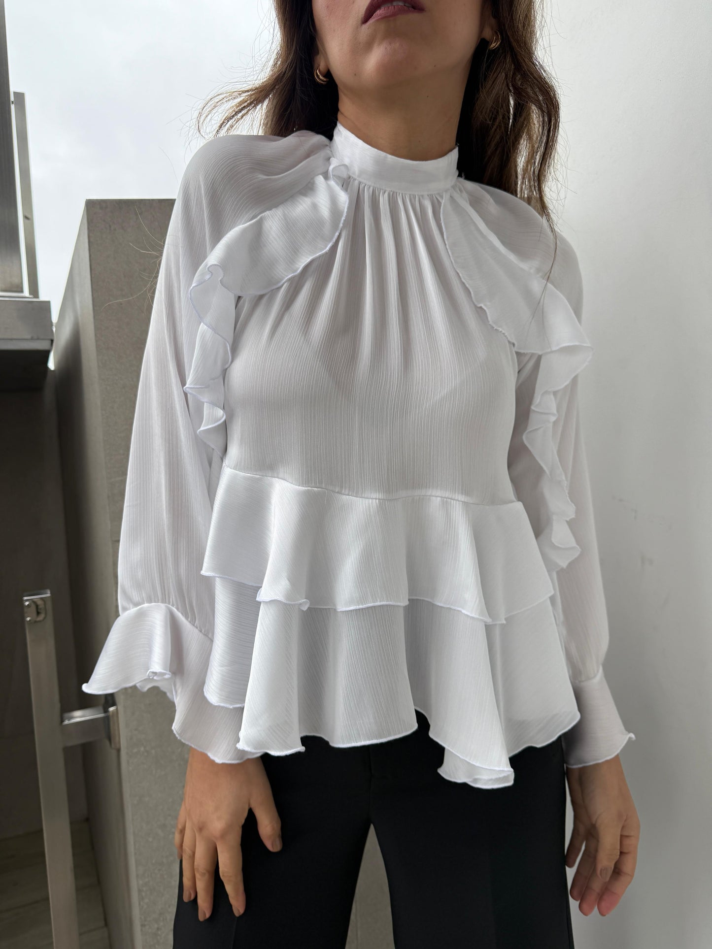 Blusa Volantes