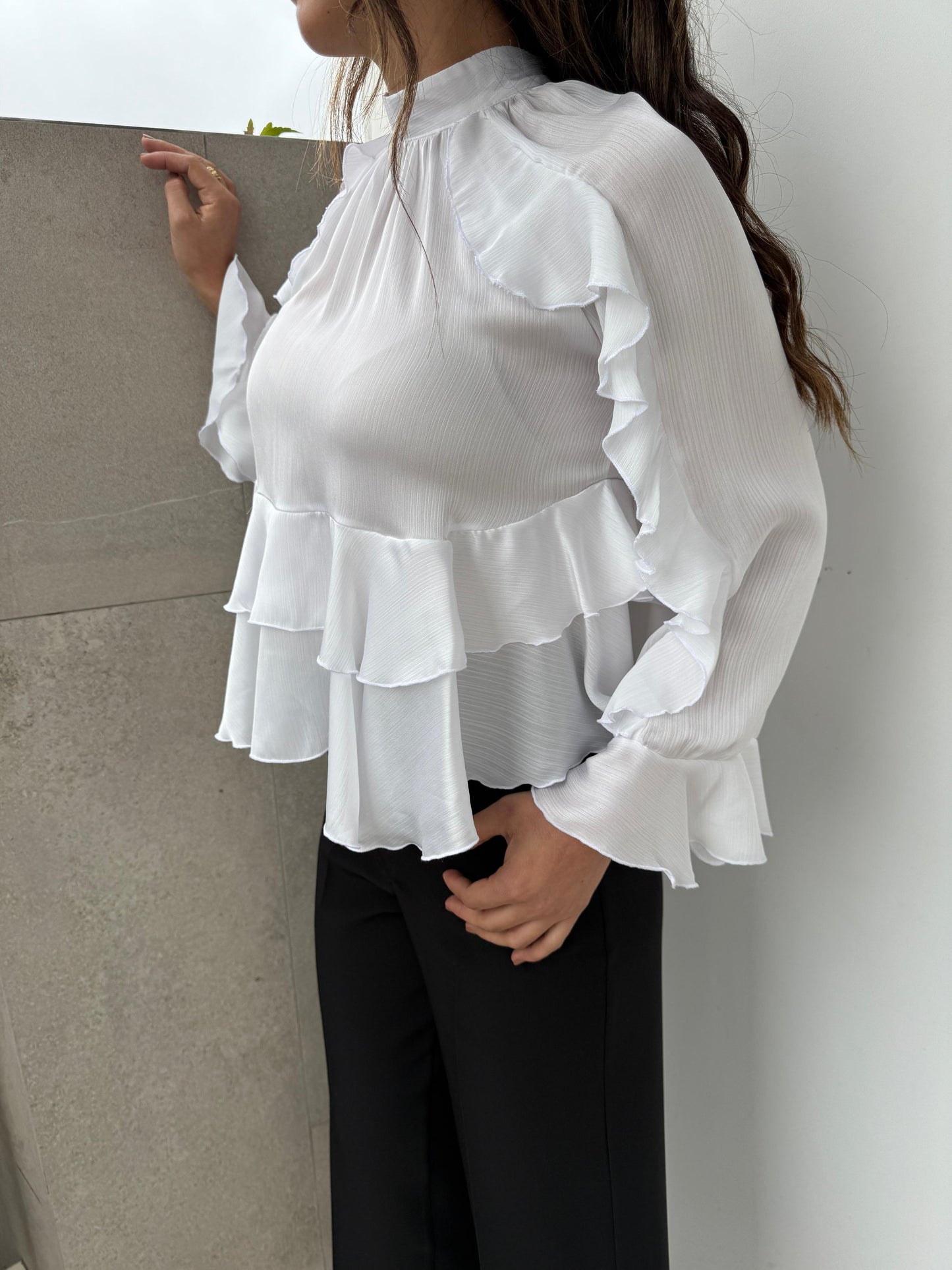 Blusa Volantes
