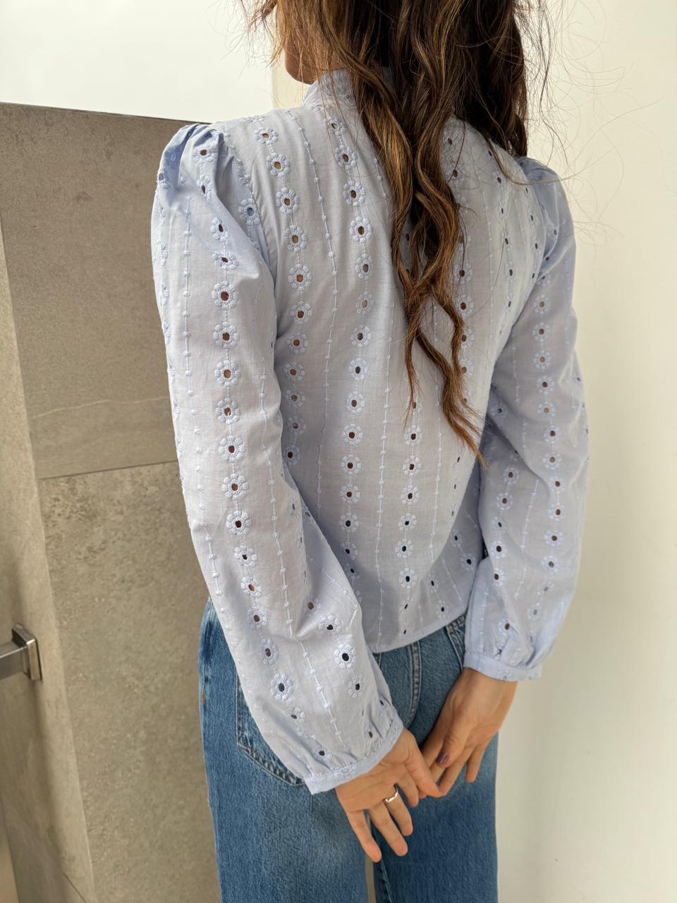 Blusa Cotton Broderie Laura