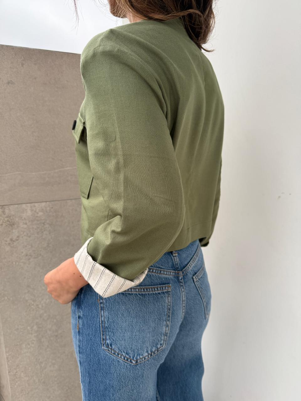 Chaqueta Corta Lino Líbano