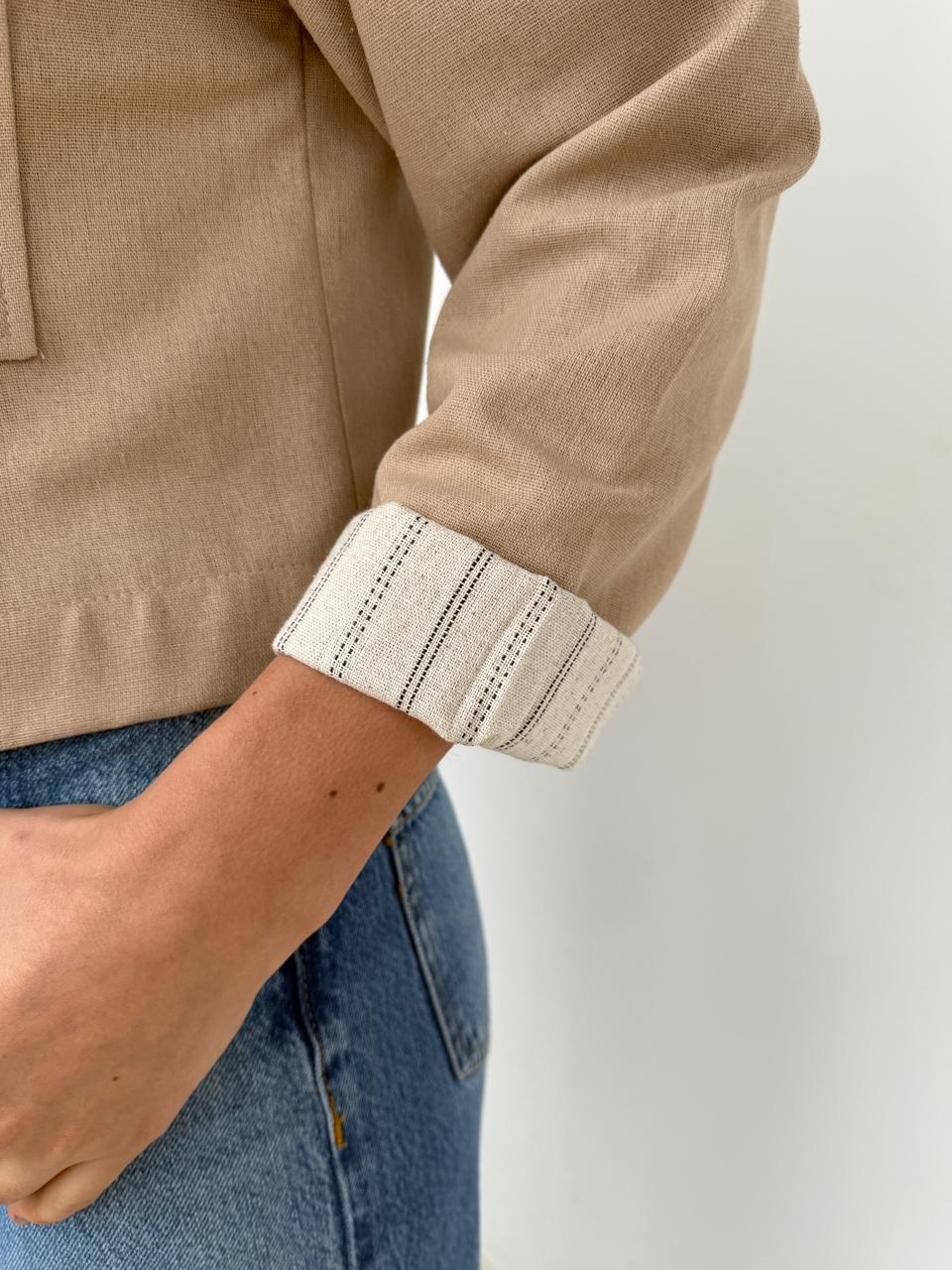 Chaqueta Corta Lino Líbano