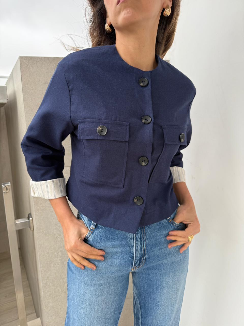 Chaqueta Corta Lino Líbano