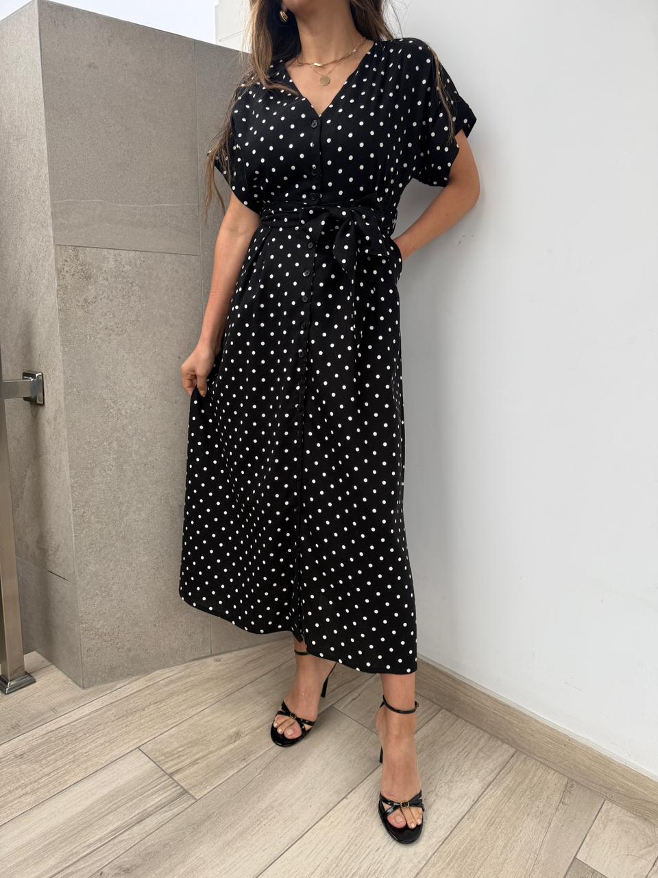 Vestido Flaviana Lunares