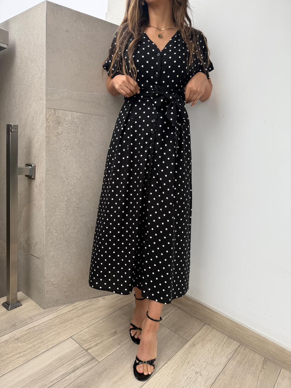 Vestido Flaviana Lunares