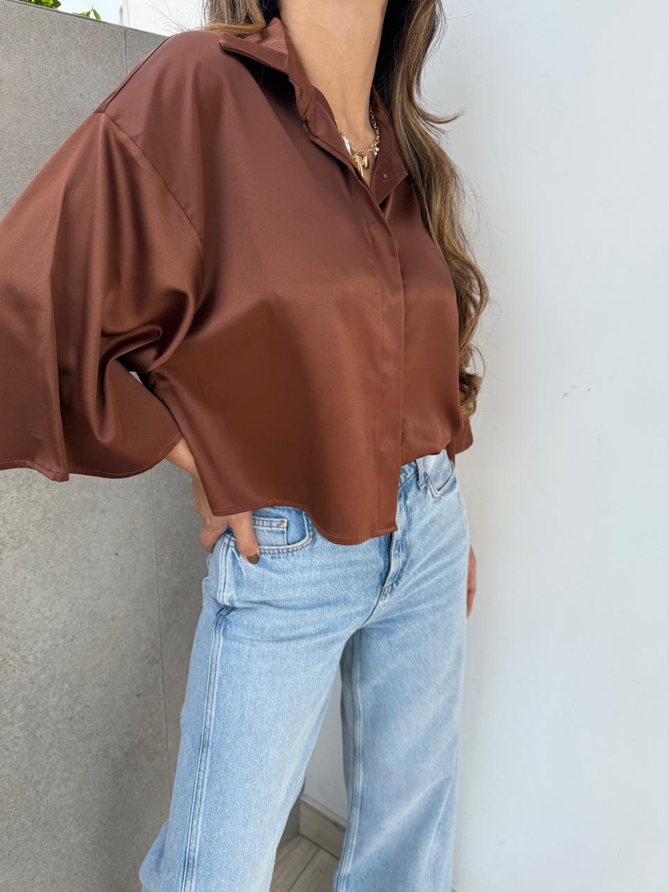 Blusa Brasil Satinada