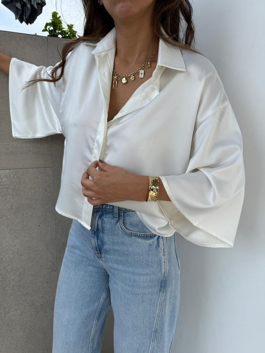 Blusa Brasil Satinada