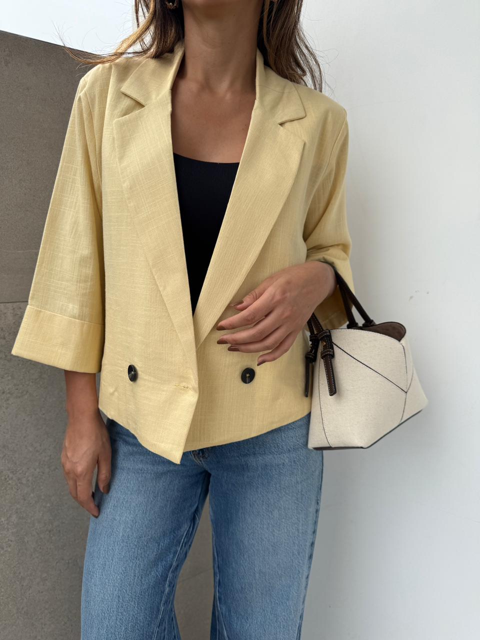 Blazer Lino Sienna