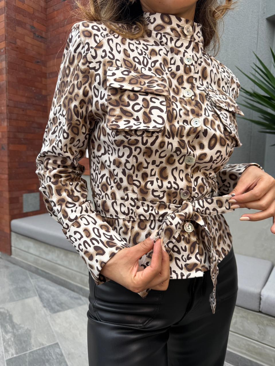 Blazer Animal Print