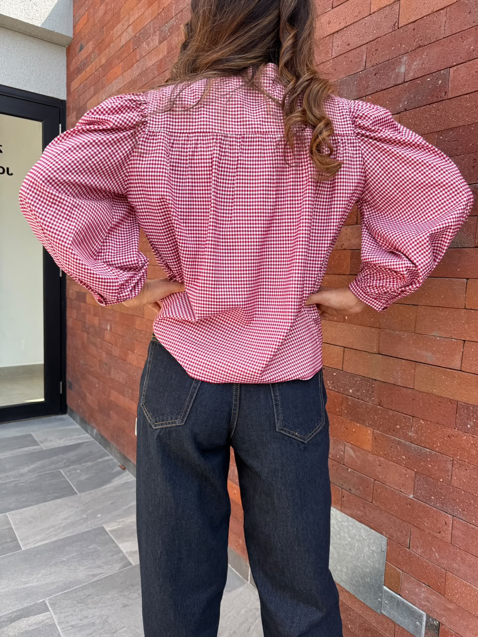 Blusa Cuadros Merina