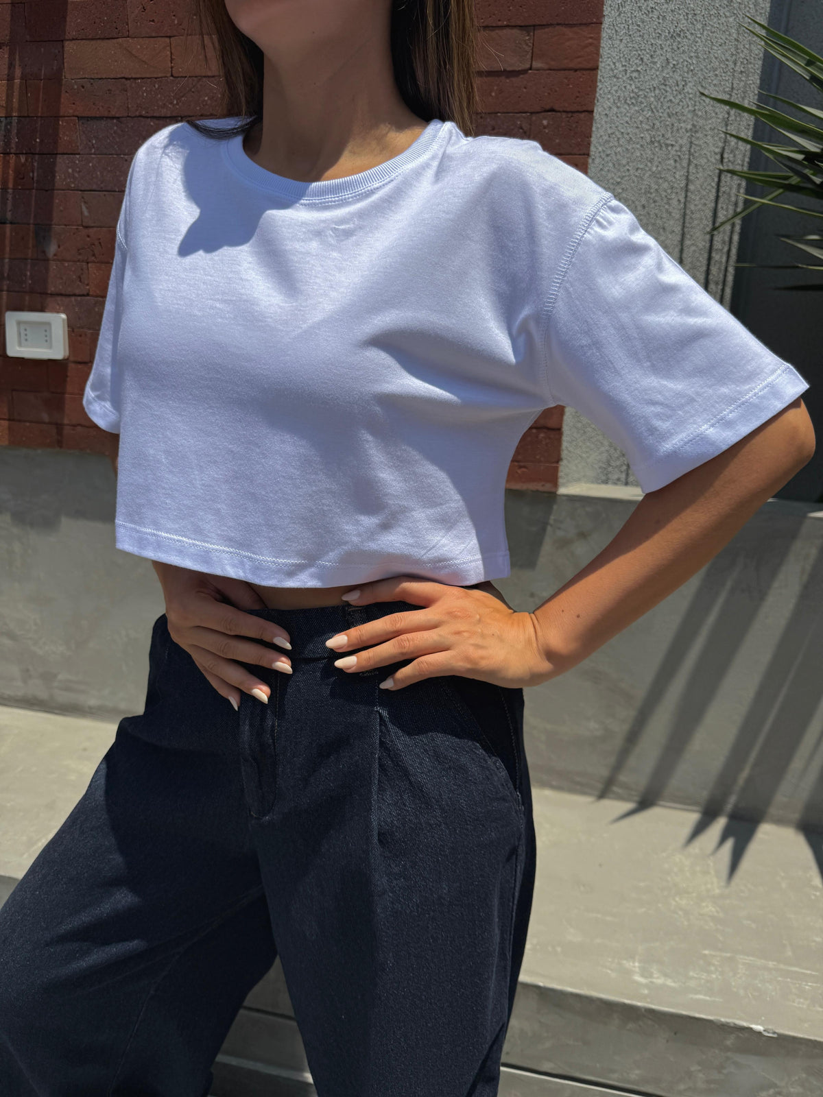 Camiseta Crop Malena