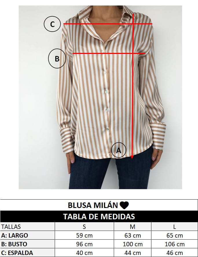 Blusa Satinada Milan