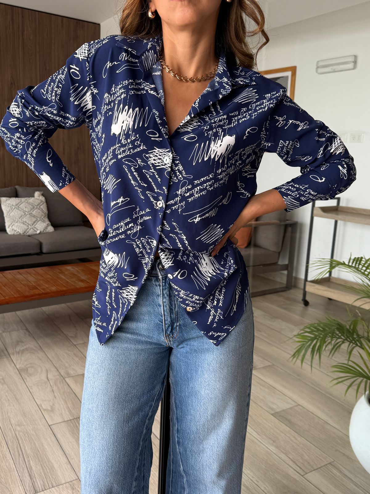 Blusa Fabiana Letras