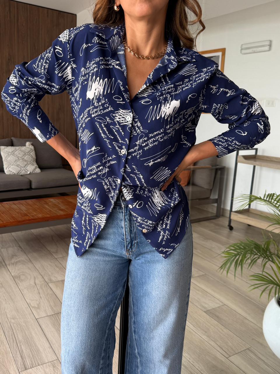 Blusa Fabiana Letras