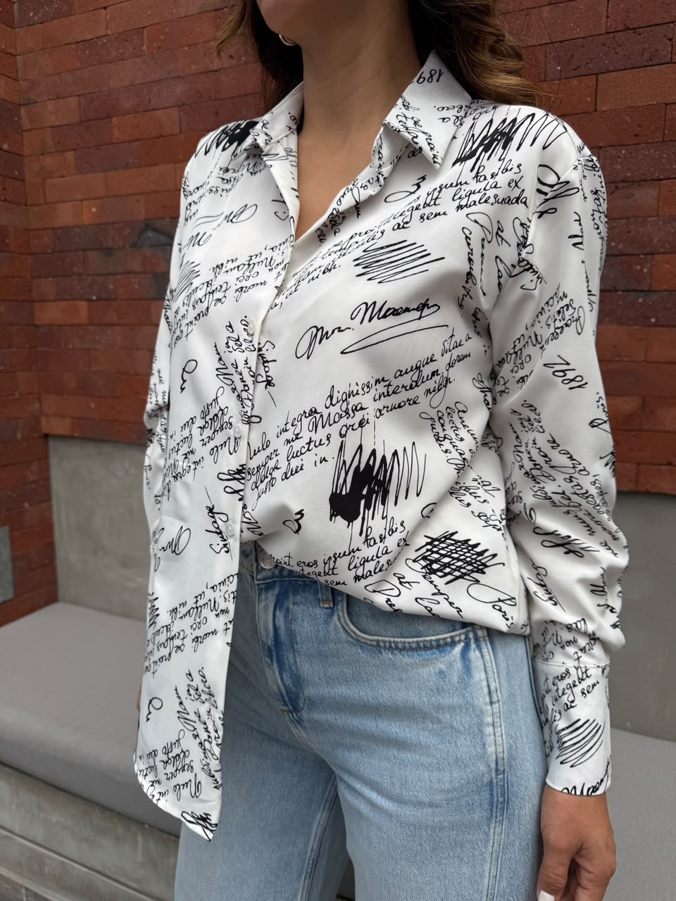 Blusa Fabiana Letras