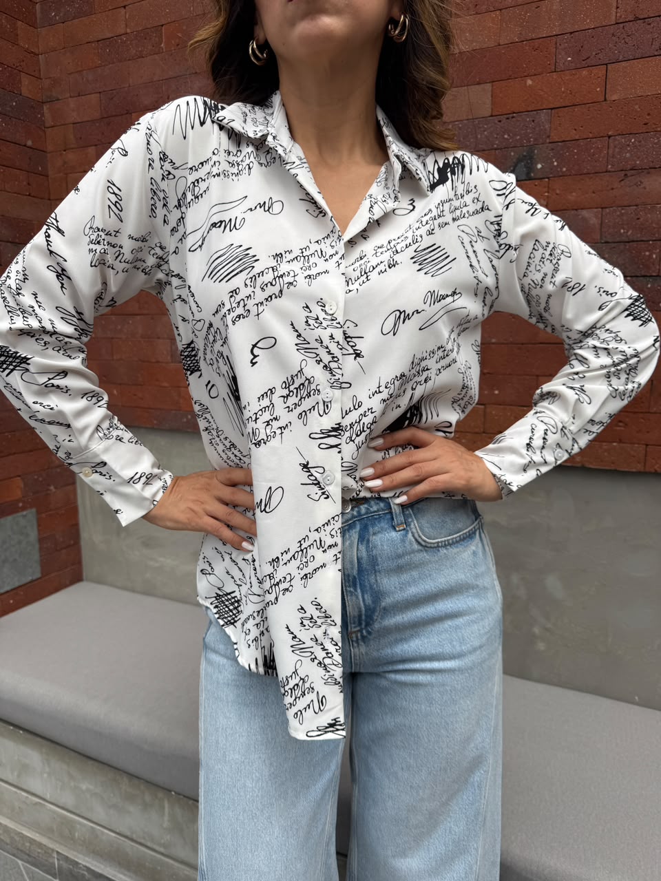 Blusa Fabiana Letras