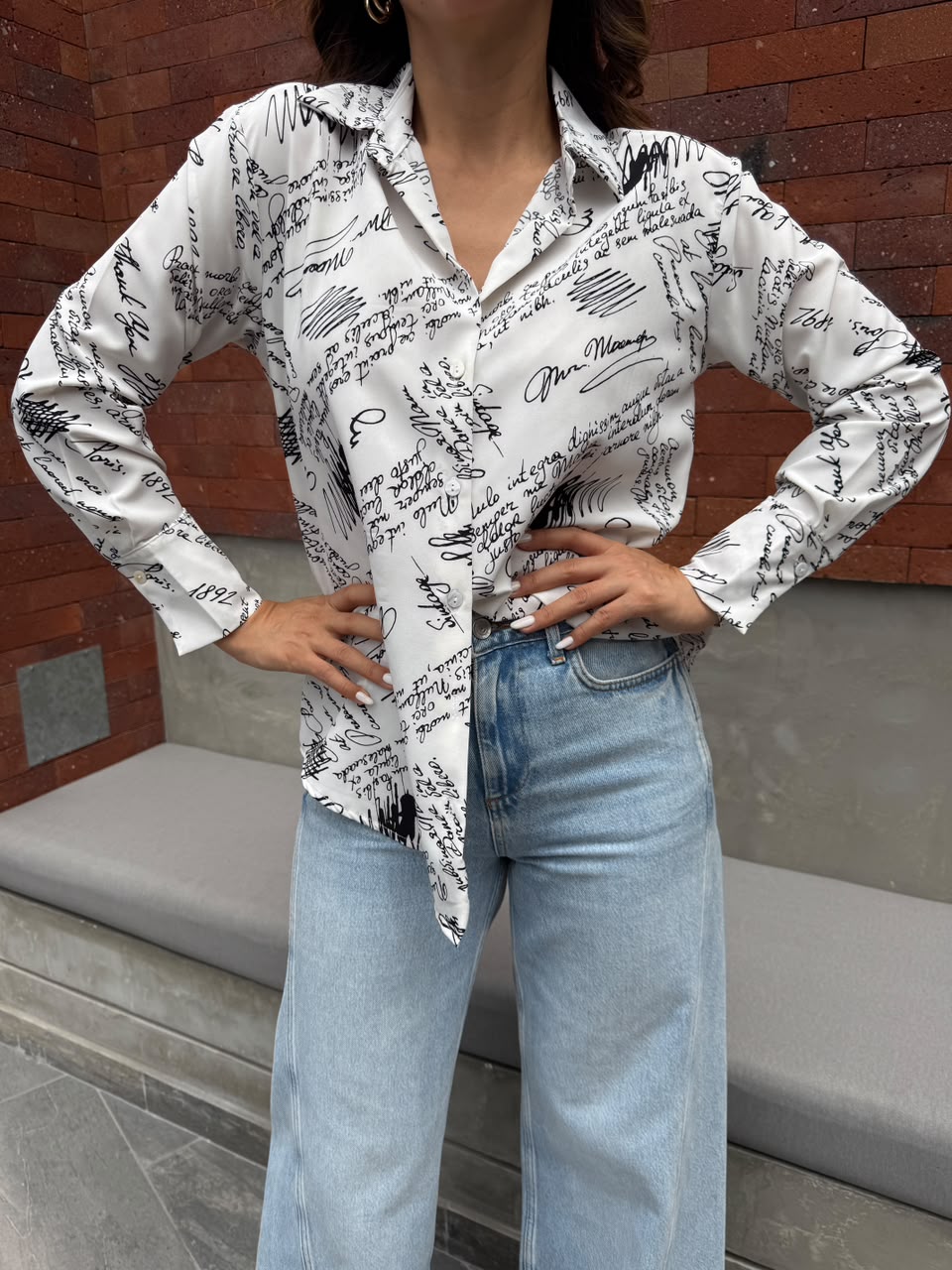 Blusa Fabiana Letras