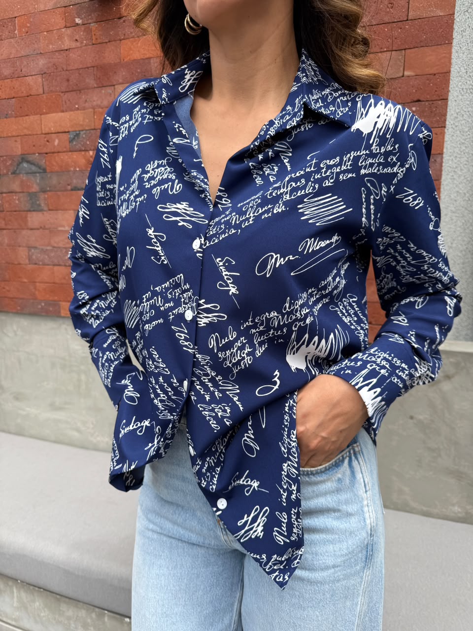 Blusa Fabiana Letras